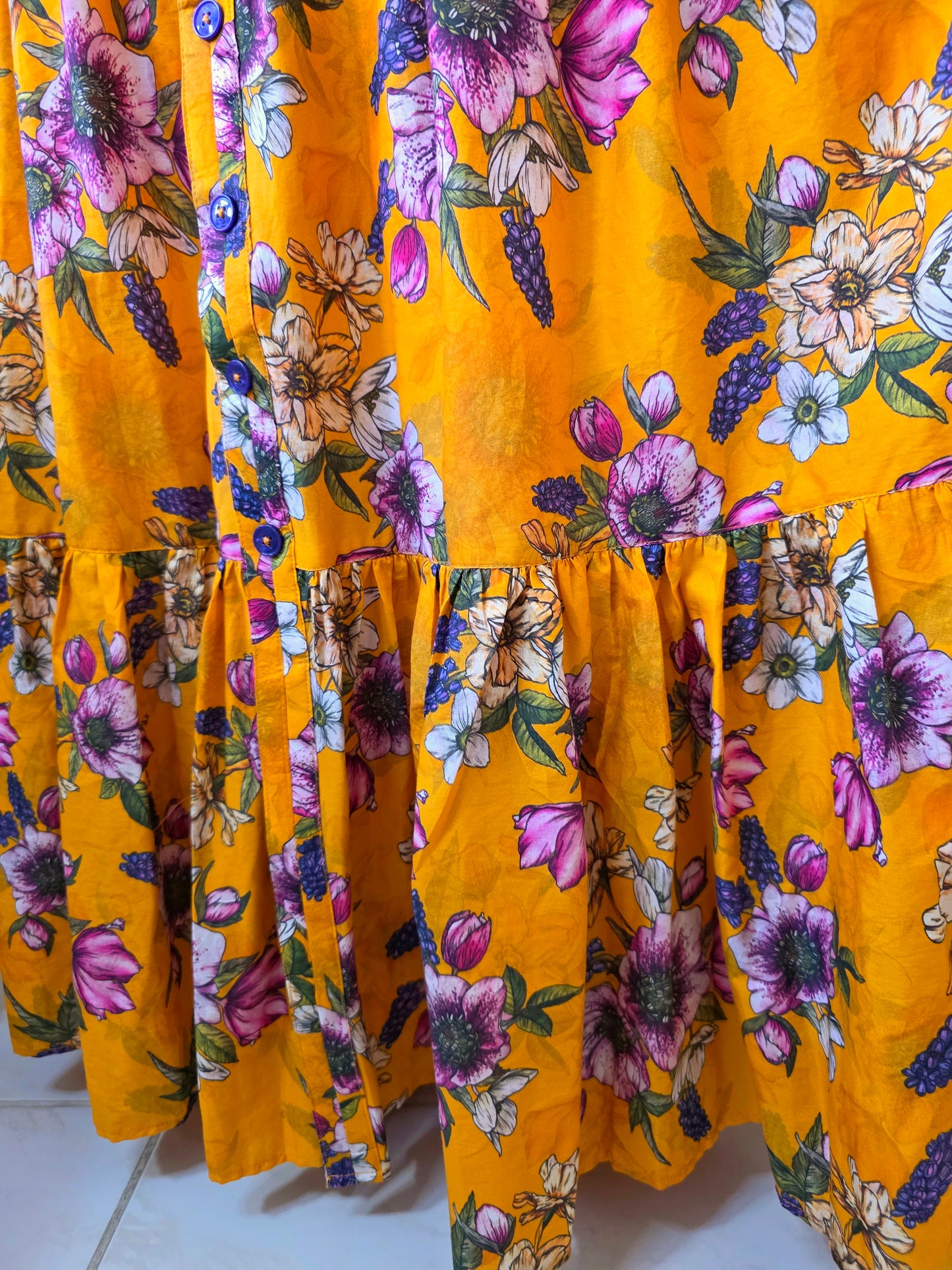 'Clementine' Floral Maxi Dress - SITARA