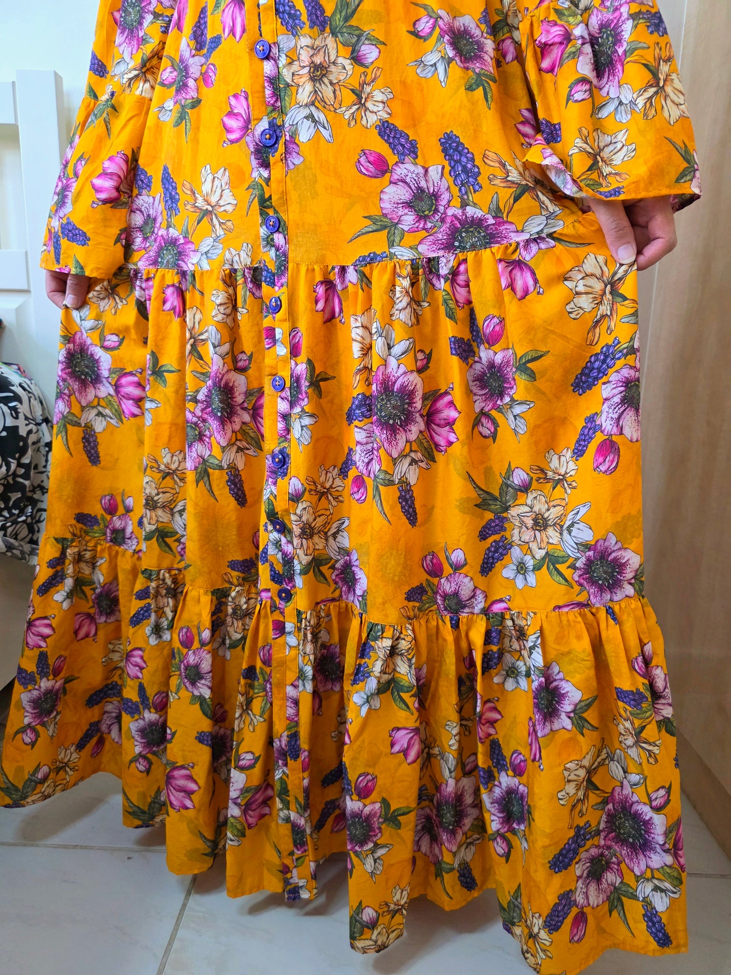 'Clementine' Floral Maxi Dress - SITARA