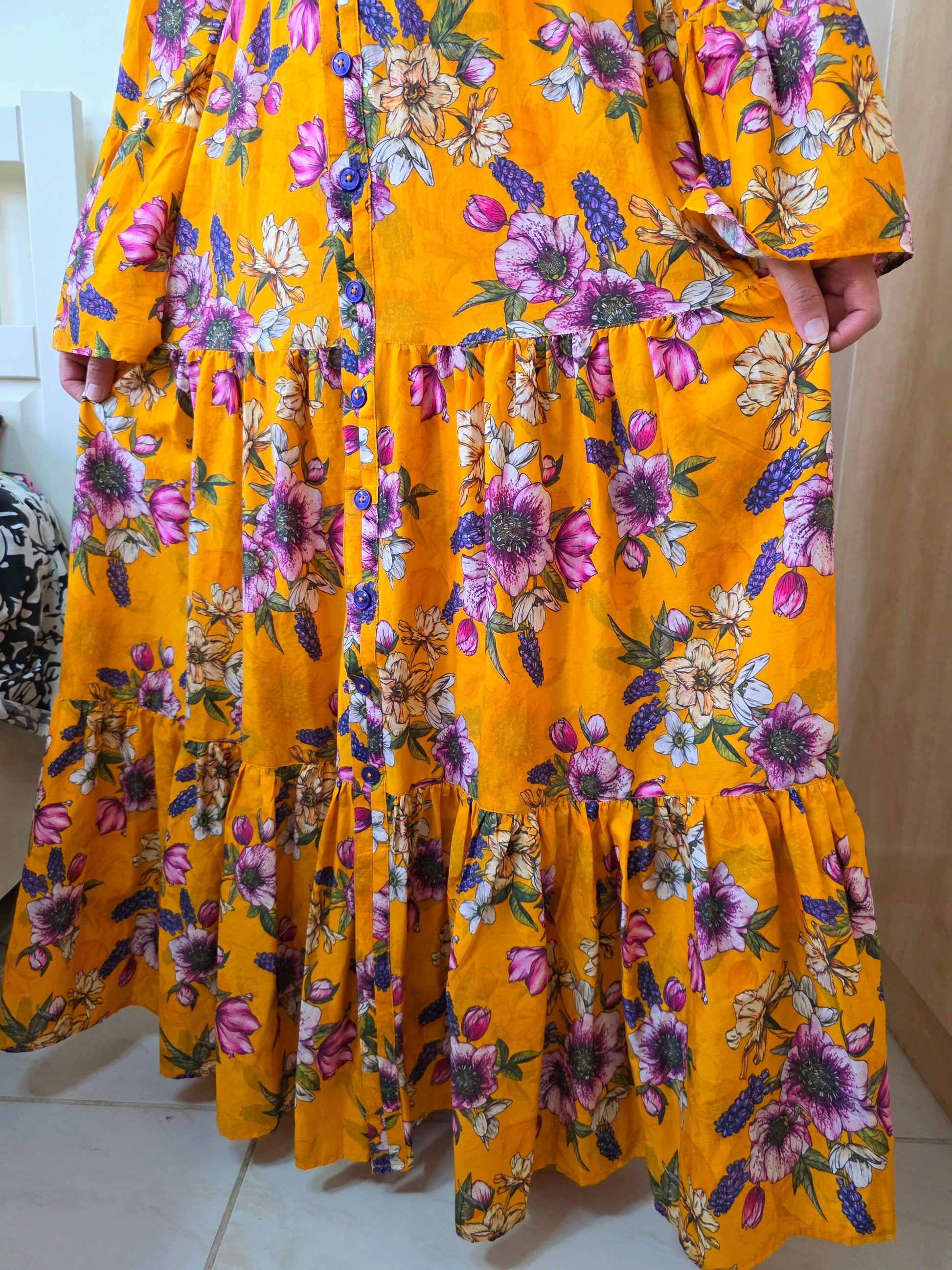 'Clementine' Floral Maxi Dress - SITARA